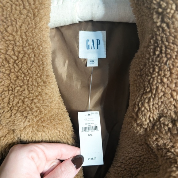 GAP Warm Tan Teddy Jacket - Picture 3 of 3